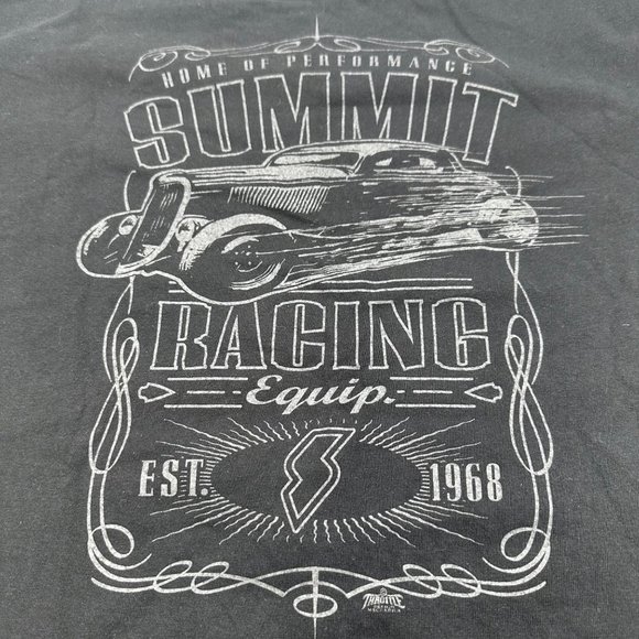 Summit Racing Equipment Men's Size Unknown Tee Shirt Black Preowned - Picture 3 of 11